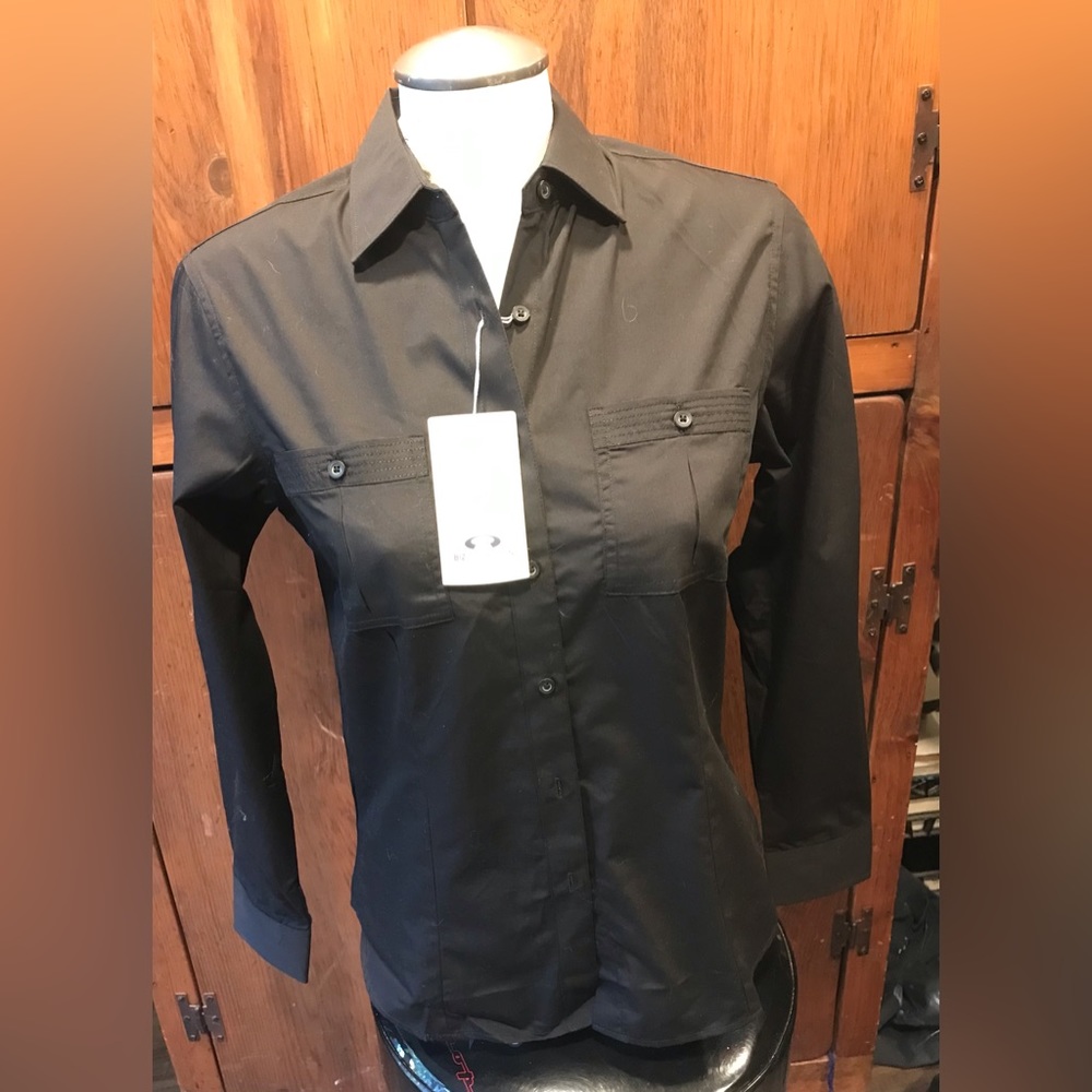 New ! Black Biz Collection Blouse - Size 4